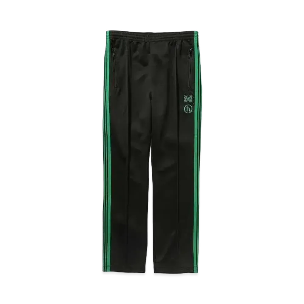 Needles x HIDDEN Narrow Track Pant - Poly Smooth "Black"