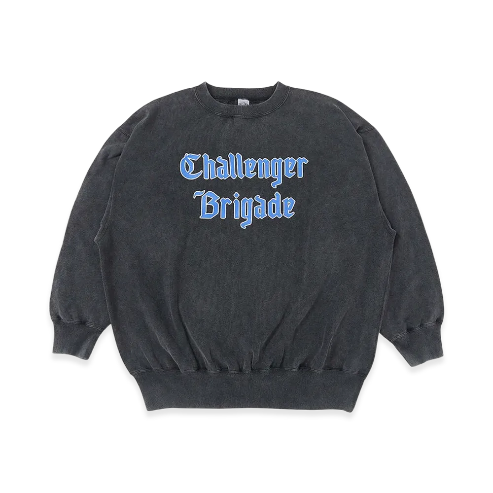 CHALLENGER Classic Logo Crew Neck Sweat "Black"