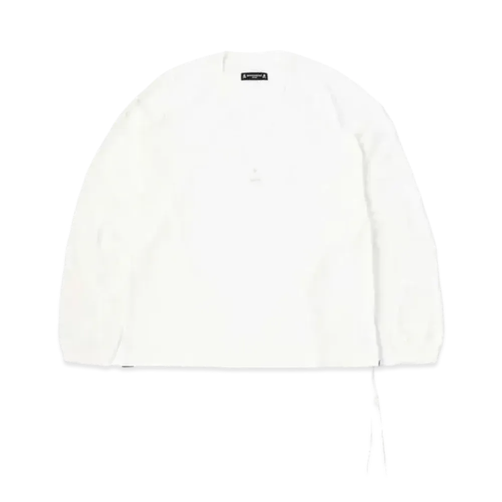 mastermind JAPAN Boxy Skull Necklace LS Tee "White"