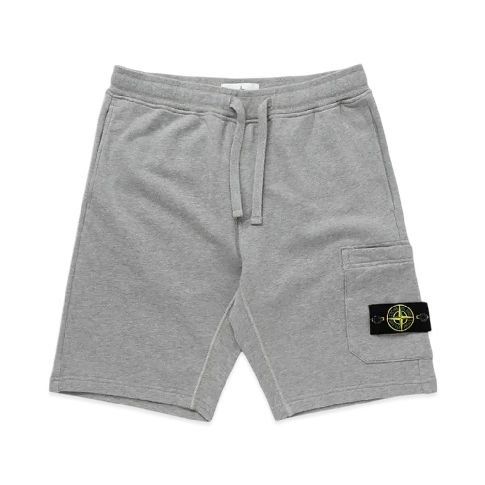 Stone Island 64651 Fleece Bermuda Shorts - 24SS "Dust Melange"