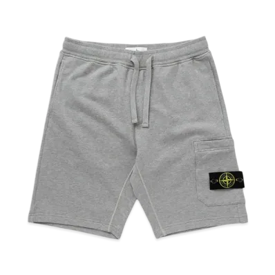 Stone Island 64651 Fleece Bermuda Shorts - 24SS "Dust Melange"