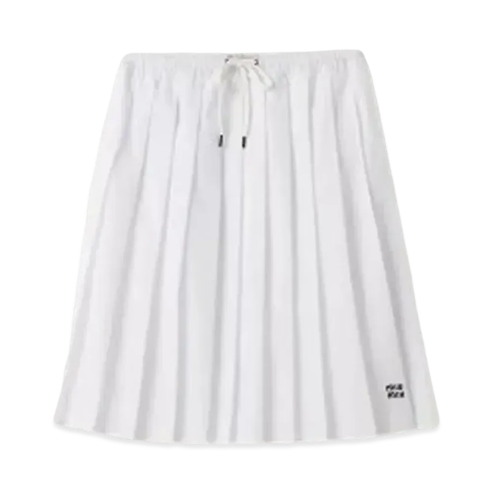 MIUMIU Poplin Skirt "White"
