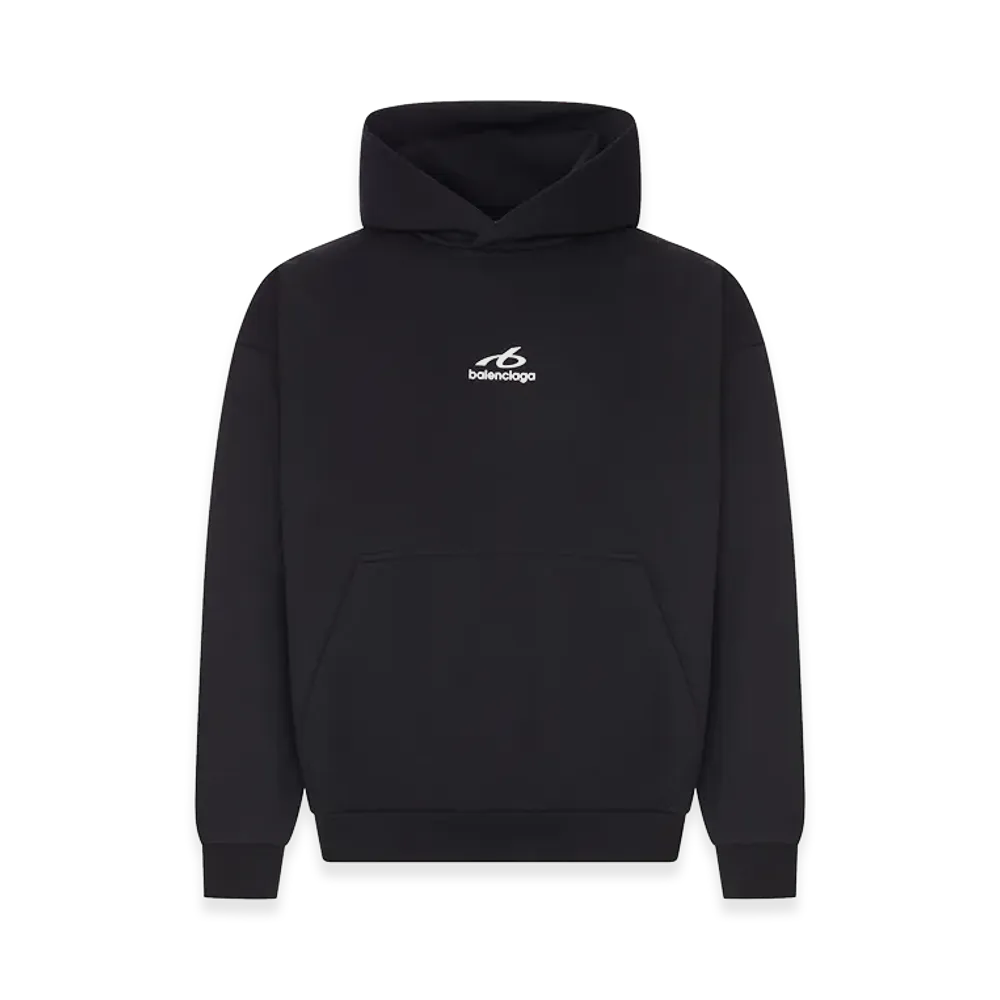 BALENCIAGA Bodies Sweatshirt in Black Dry Fleece "Black"