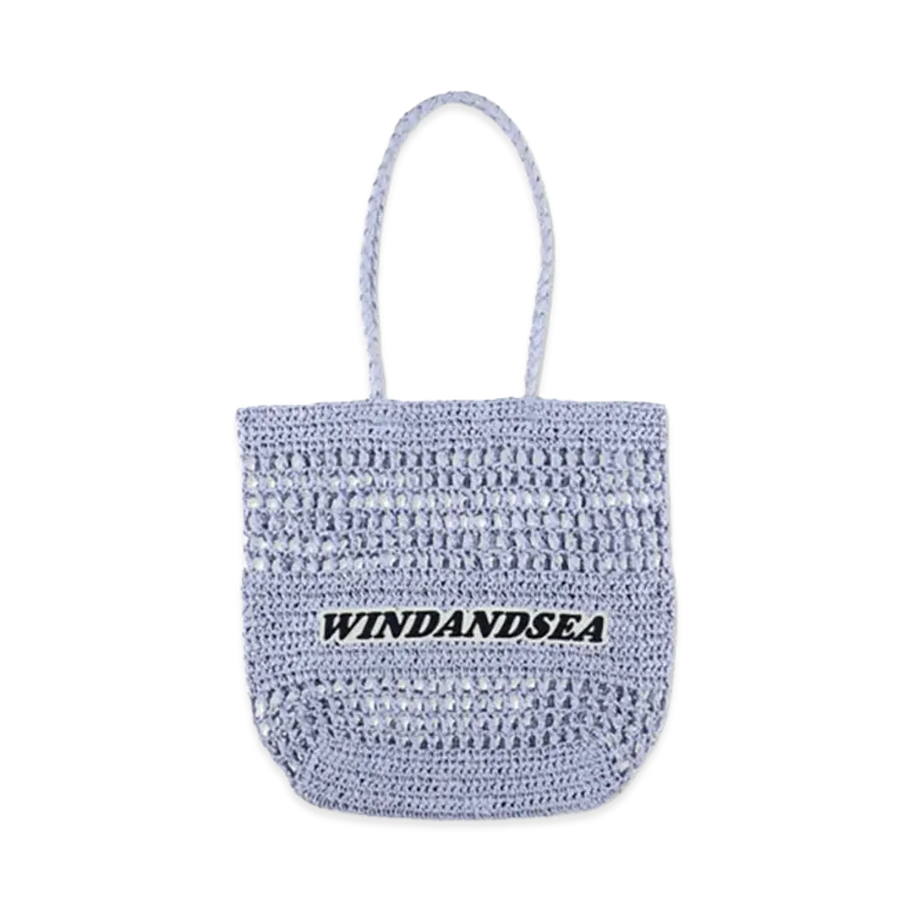 WIND AND SEA Paper Mesh Tote "Sax"