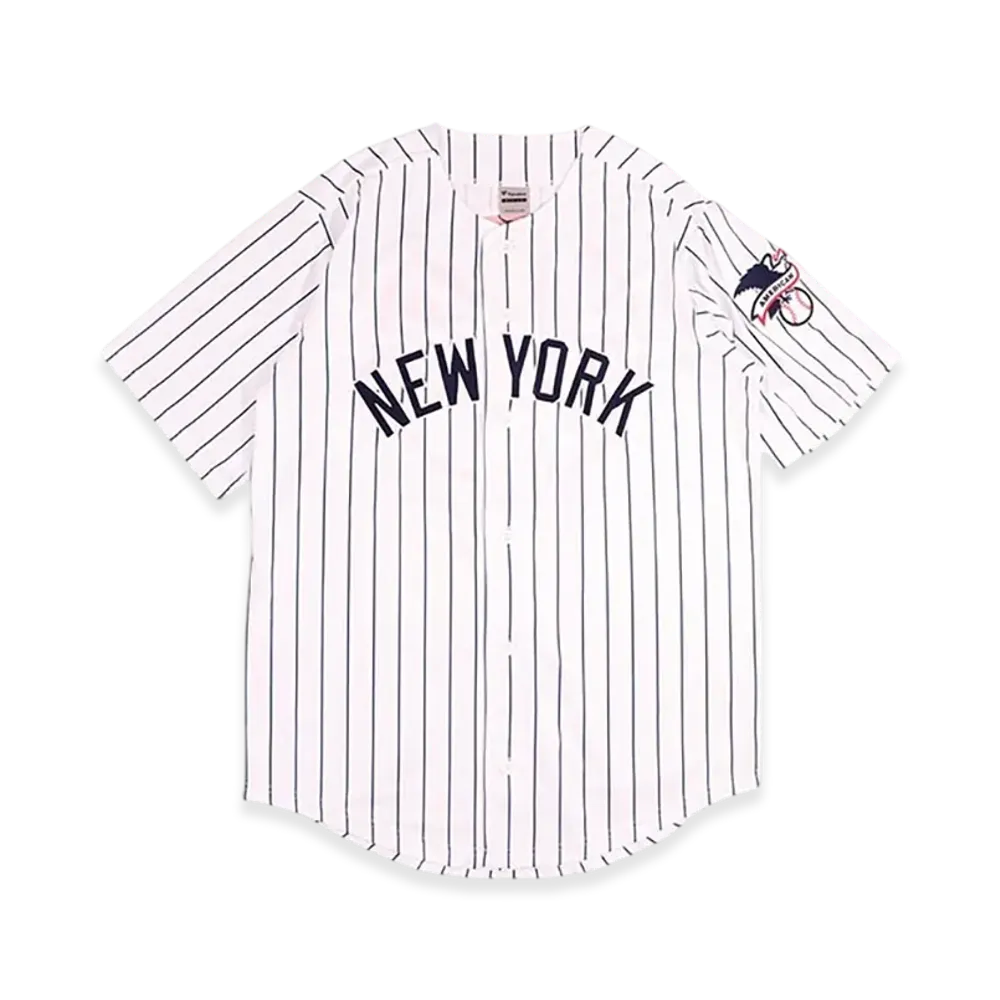 MLB New York Yankees Baseball Stripe Shirt "White"