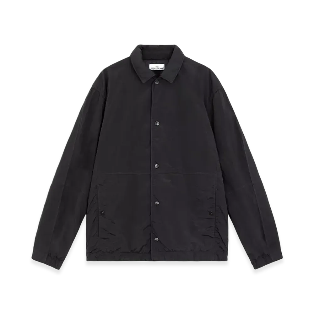 Stone Island Q0819 Nylon Metal in Econyl Light Jacket with Anti-Drop - 24FW "Black"