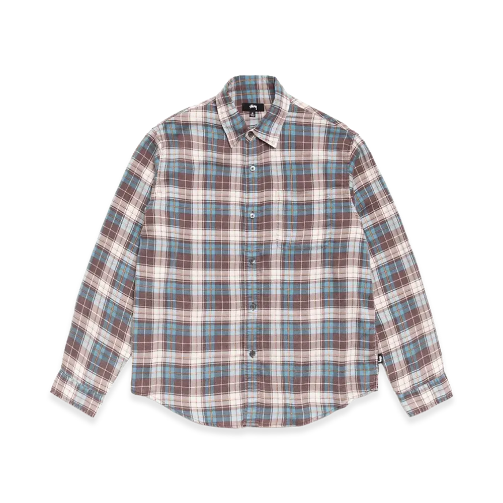 Stussy Matthew Plaid Shirt "Brown"