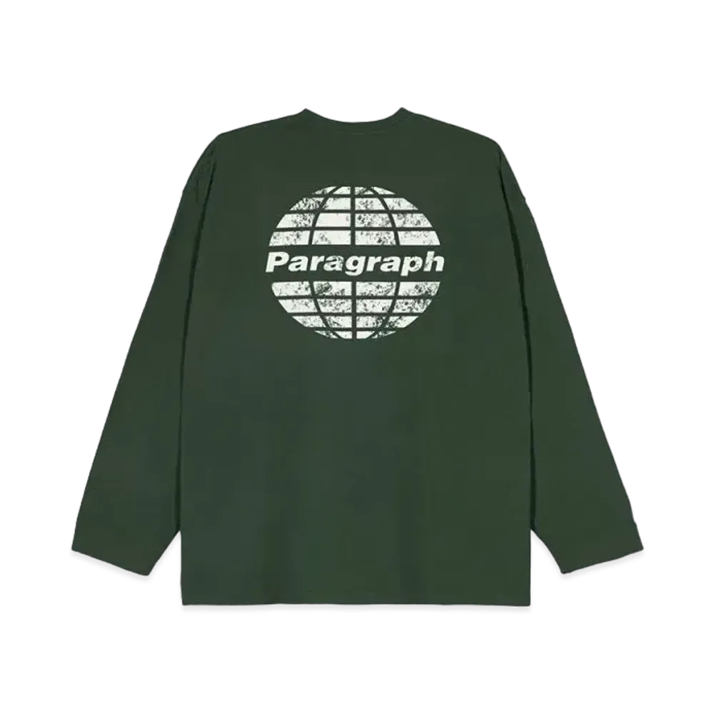 Paragraph Circle Logo Dying L/S "Green"