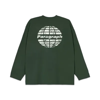 Paragraph Circle Logo Dying L/S "Green"