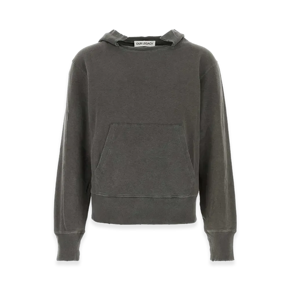 OUR LEGACY Cotton Blend Sweatshirt "Graphite/Gray"