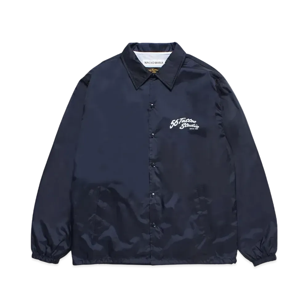 WACKO MARIA 56 TATTOO STUDIO / Coach Jacket "Navy"