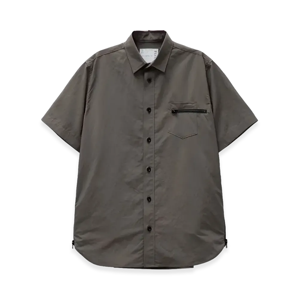 sacai Mette Taffeta Shirt "Taupe"