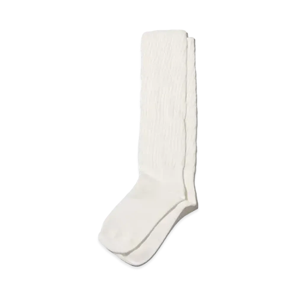 atmos pink Simple Loose Socks "White"