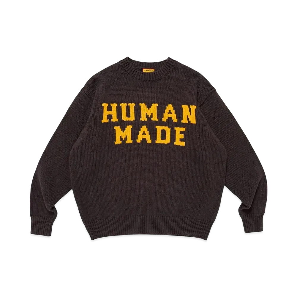 HUMAN MADE Lowgauge Knit Sweater "Charcoal"