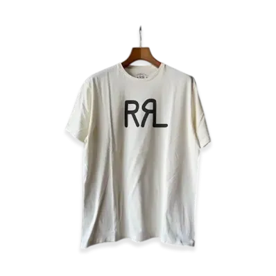 RRL SS Logo Tee Short Sleeve Shirt Cotton Jersey "White"