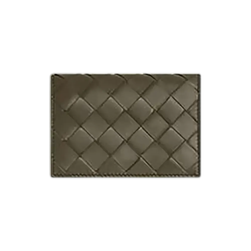 Bottega Veneta Intrecciato Business Card Case "Cypress/Ice"
