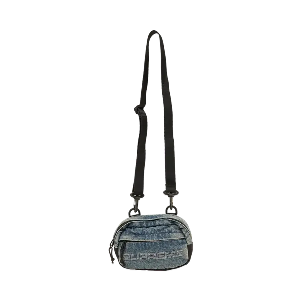 Supreme Denim Mini Shoulder Bag "Washed Indigo"