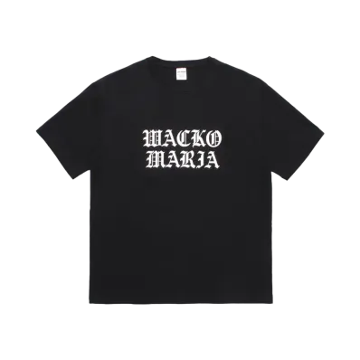 WACKO MARIA Washed Heavy Weight T-Shirt "Black"