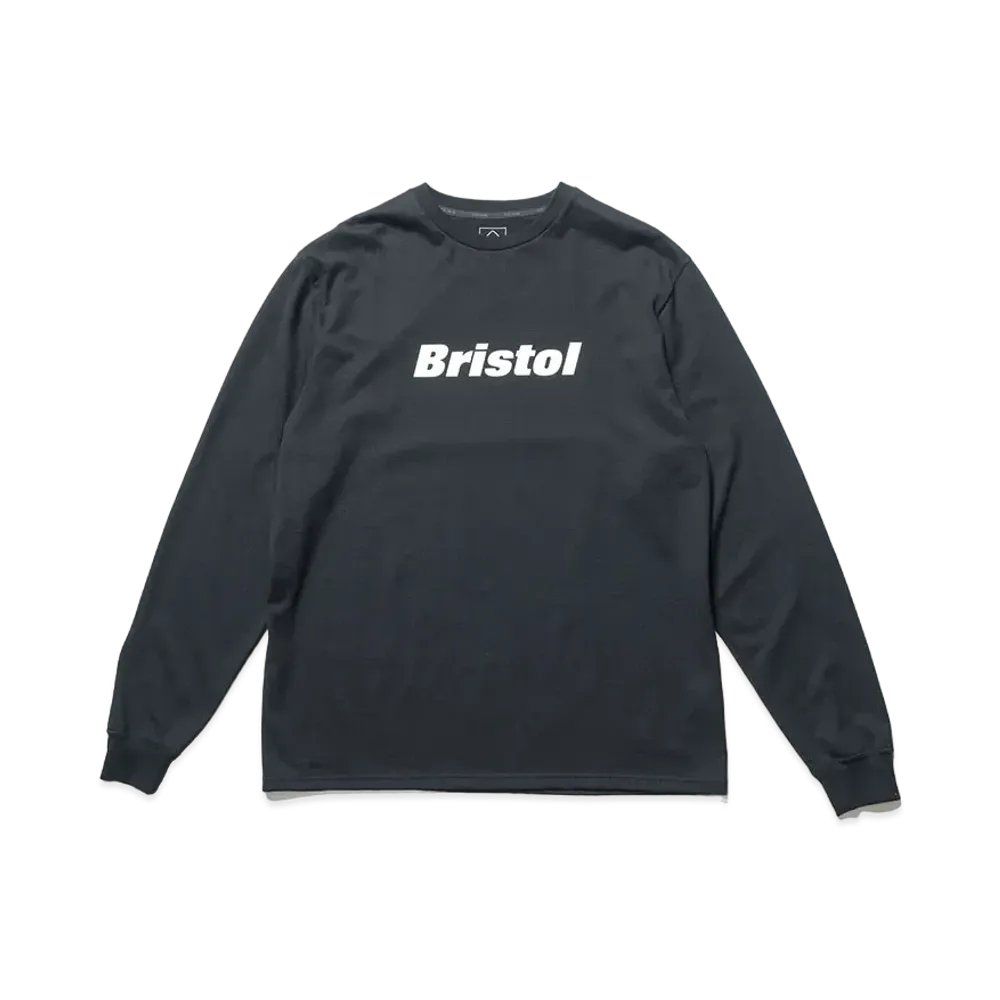 F.C.REAL BRISTOL Authentic Logo L/S Relax Fit Tee "Black"