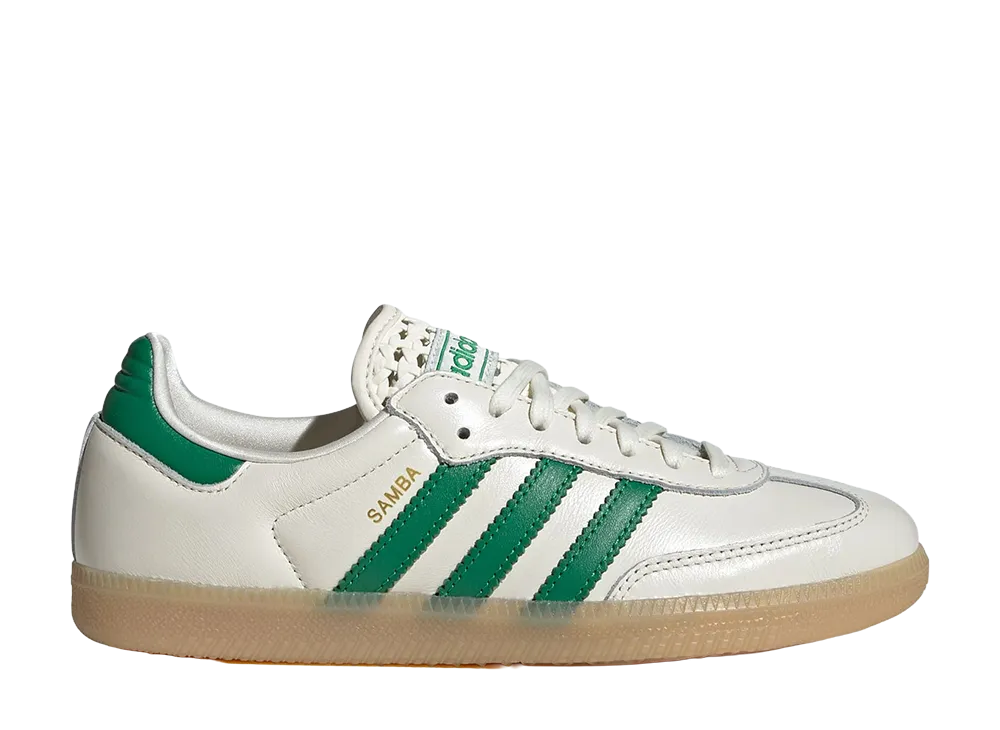 adidas Women's Samba OG "Off White/Green"