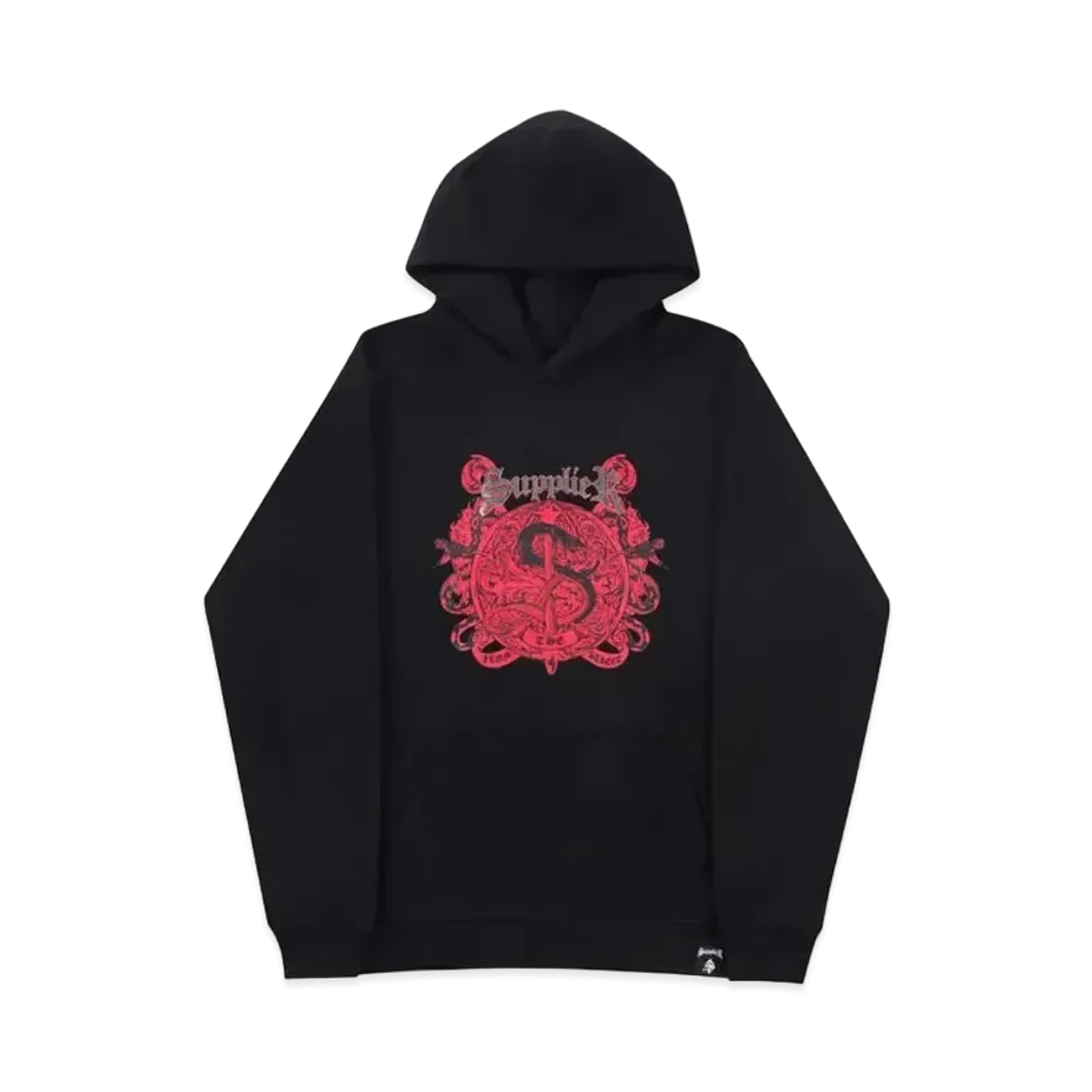 SUPPLIER Snake Emblem Hoodie "Black"