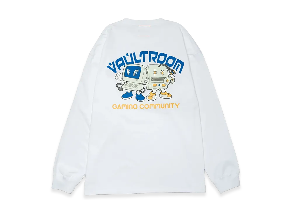 VAULTROOM VLT PC-100 L/S Tee "White"