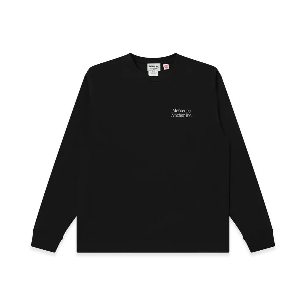 Mercedes Anchor inc. CRC Logo L/S Tee "Black"