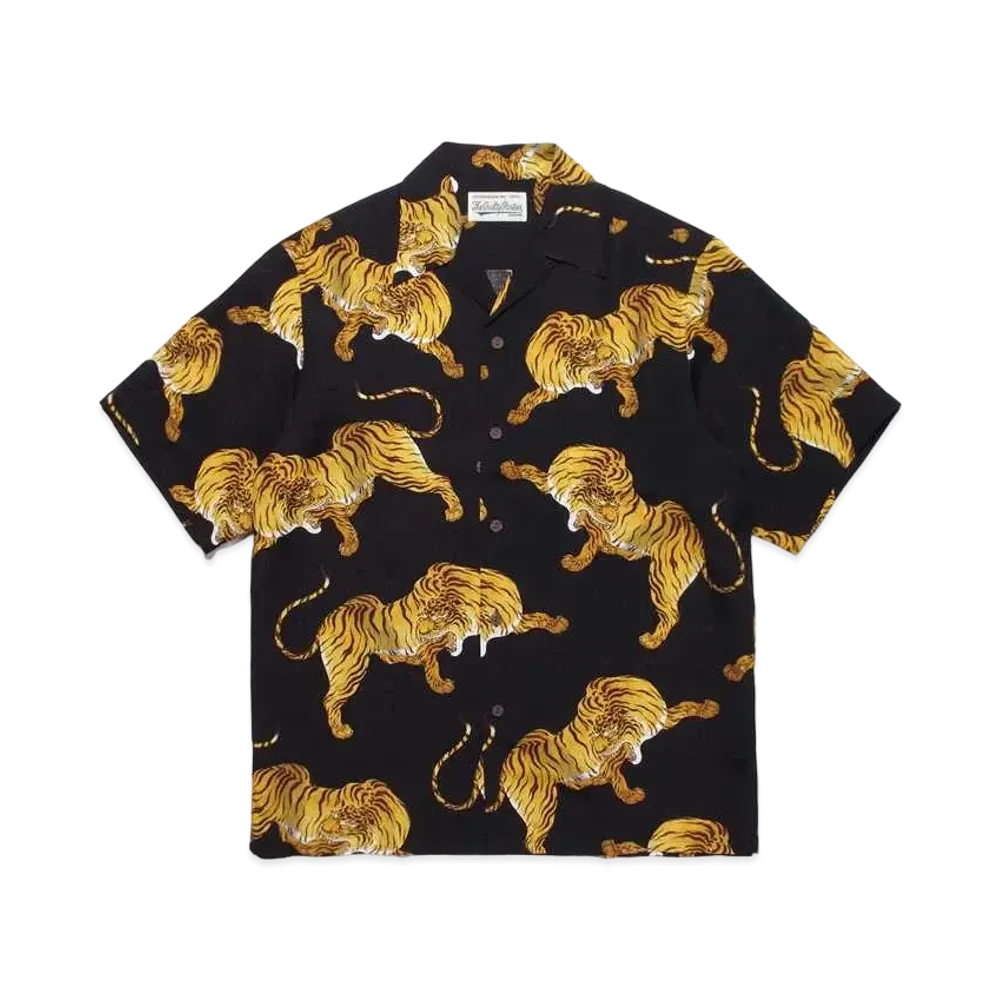 WACKO MARIA PARADISE TOKYO Summer Festival Hawaiian Shirt "Black"