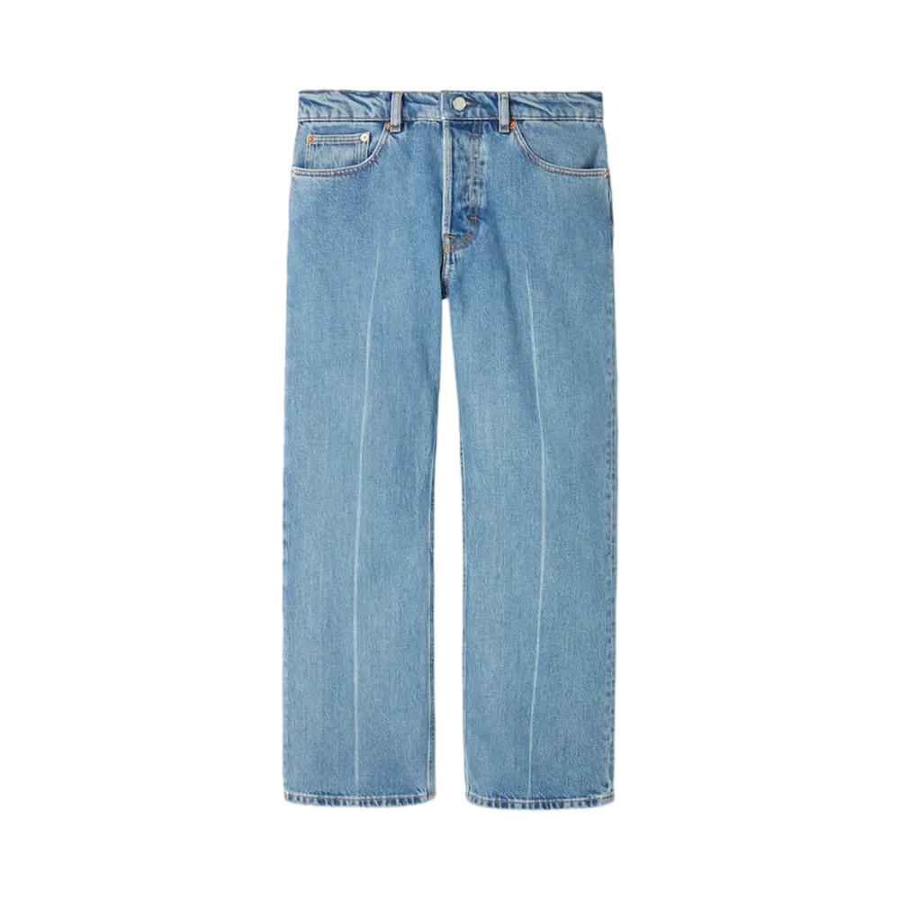 GUCCI Women's Denim Cropped Pant "Blue"