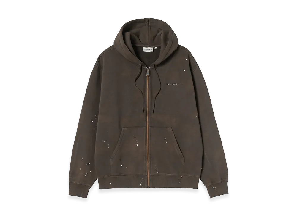 Carhartt WIP Hooded Painter Jacket "Tobacco/Destroy Wash/Splatter"