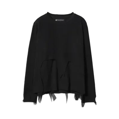 A GOOD BAD INFLUENCE CRUSHED LAYERD L/S "BLACK"