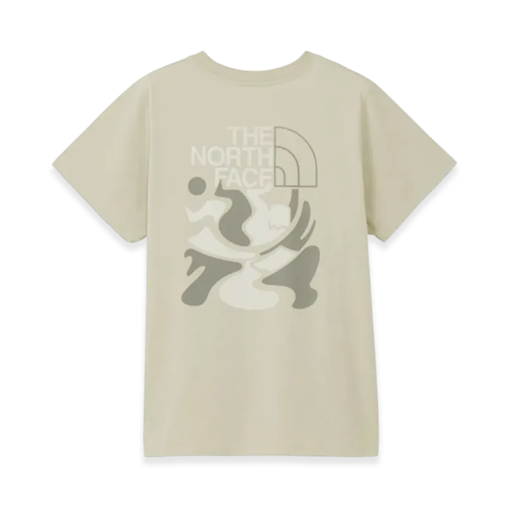 The North Face Short Sleeve ES Climbing Logo Tee "Fossil Ivory"
