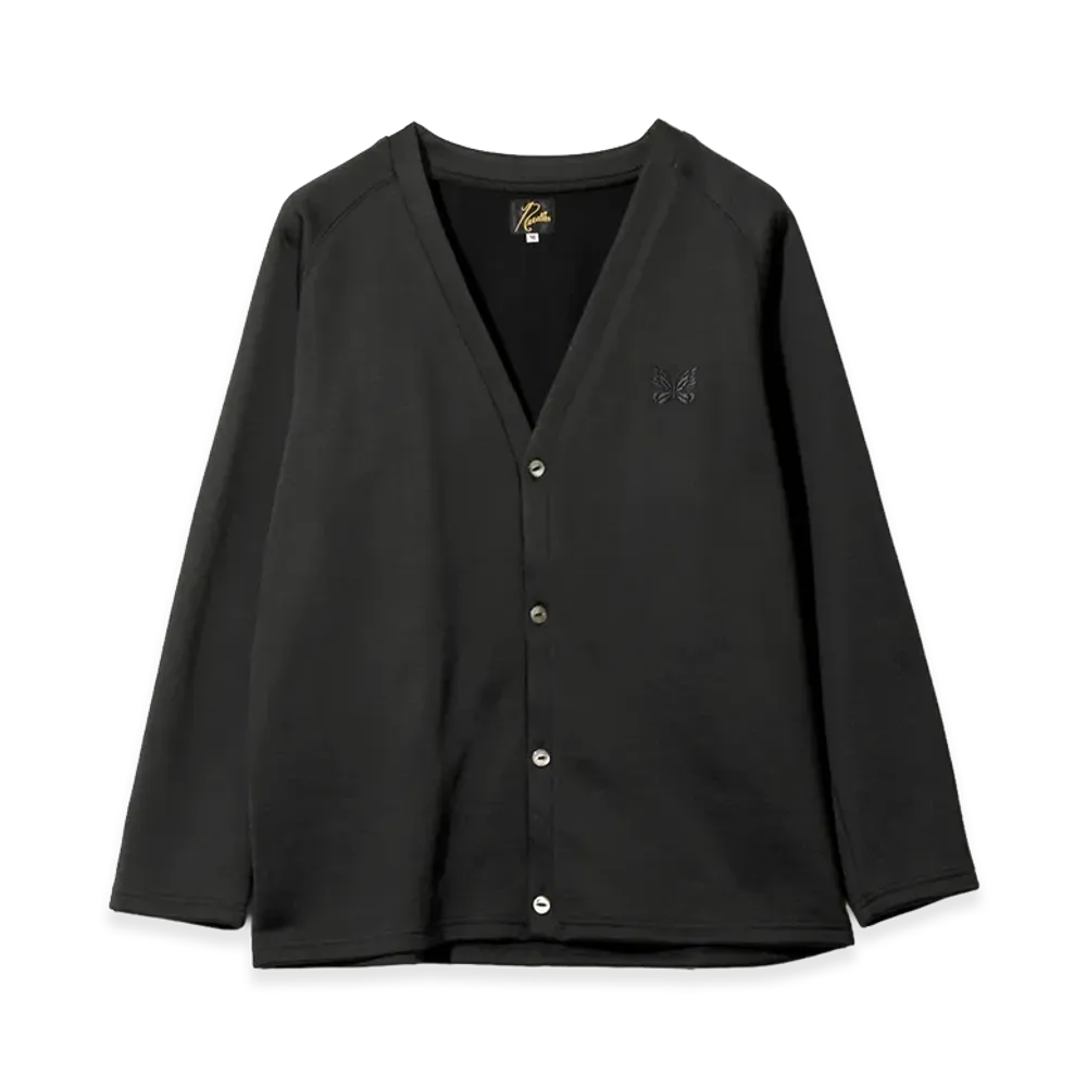 NEEDLES V-Neck Cardigan - Bright Jersey "Black"