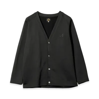NEEDLES V-Neck Cardigan - Bright Jersey "Black"