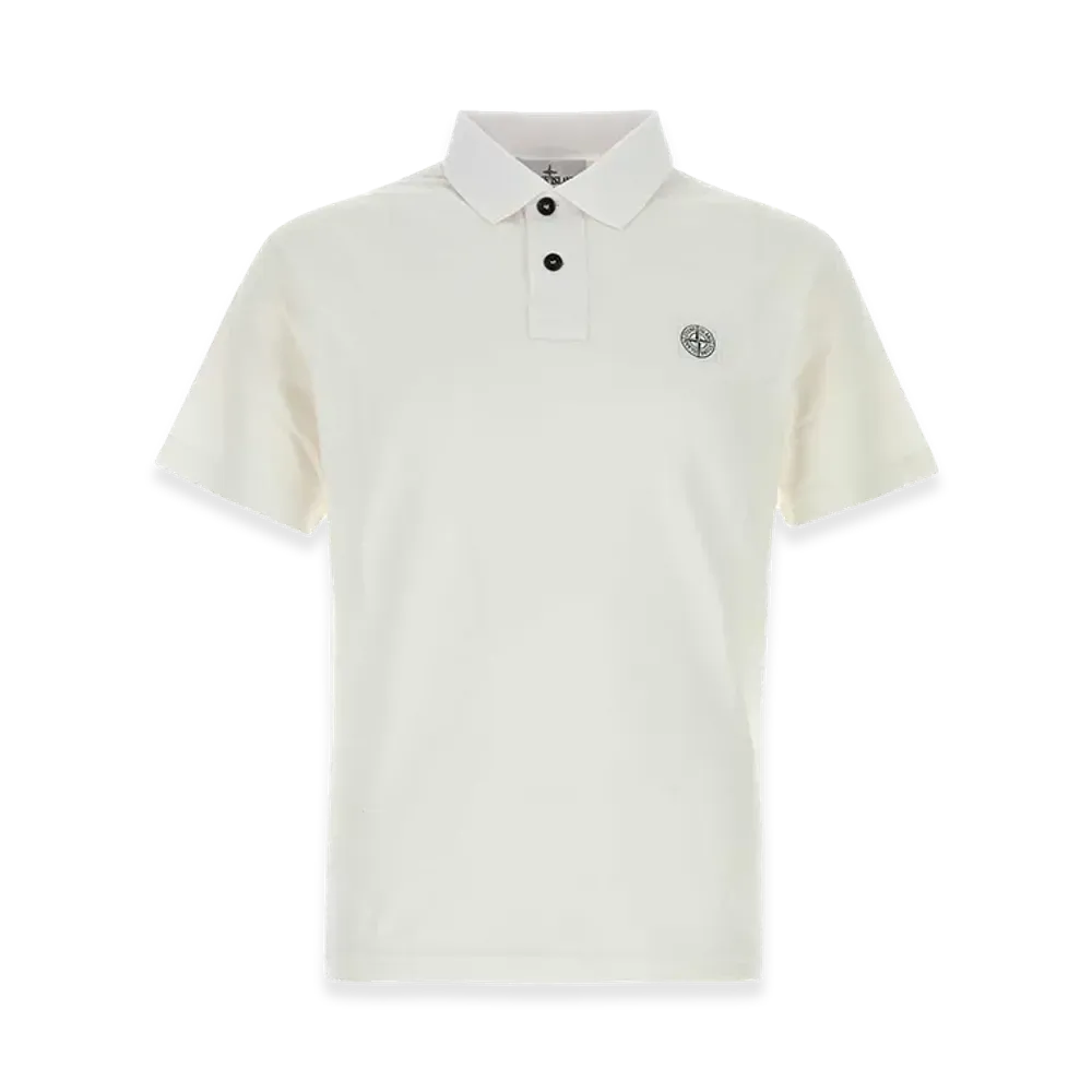 Stone Island Cotton Polo Shirt "White"