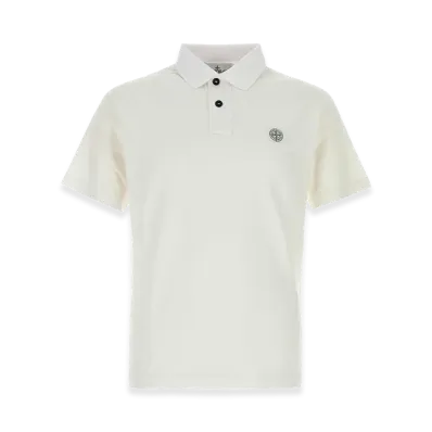 Stone Island Cotton Polo Shirt "White"