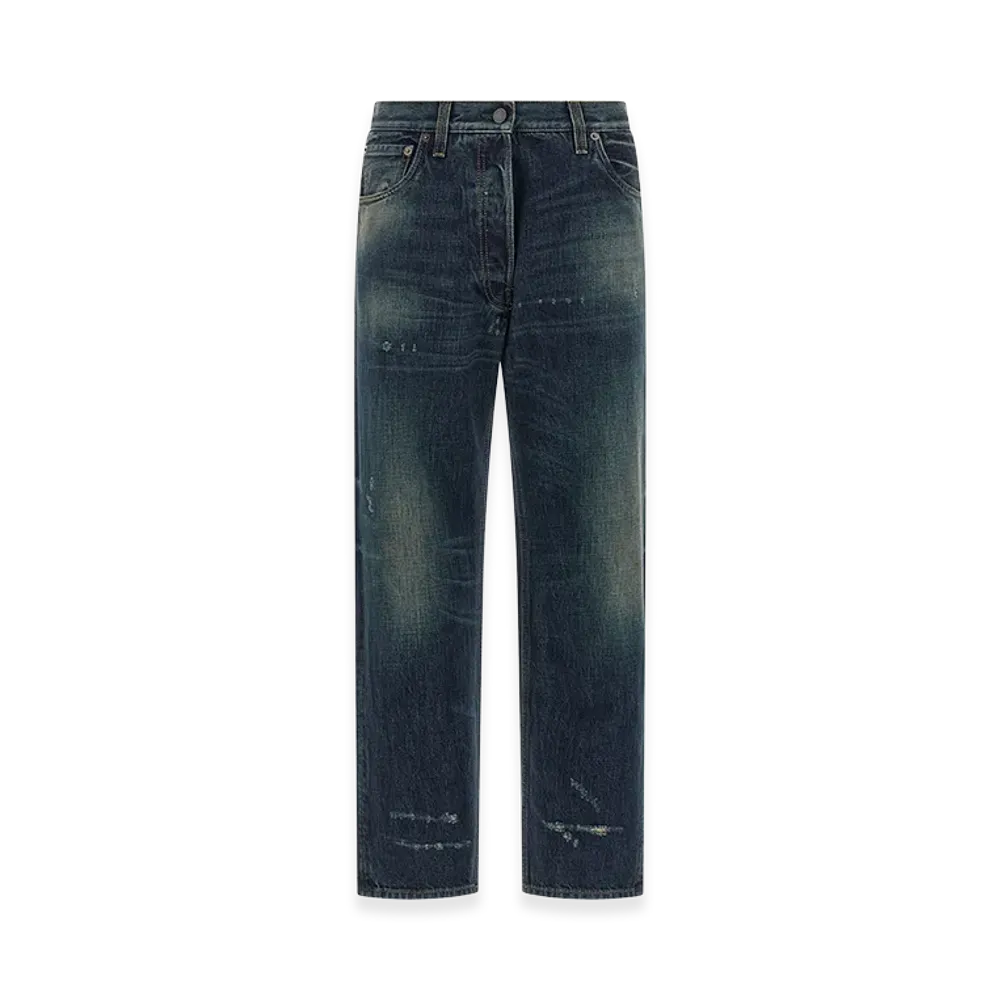 PRADA Women's Distressed Jeans "Blue"