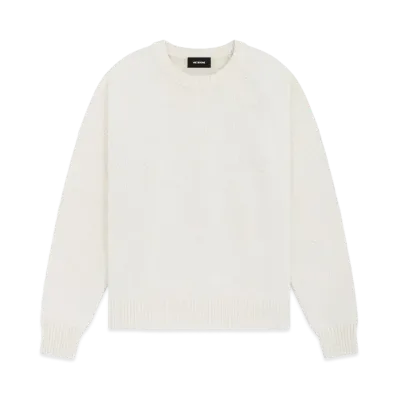 WE11DONE Cable Knit Sweater "Ivory"