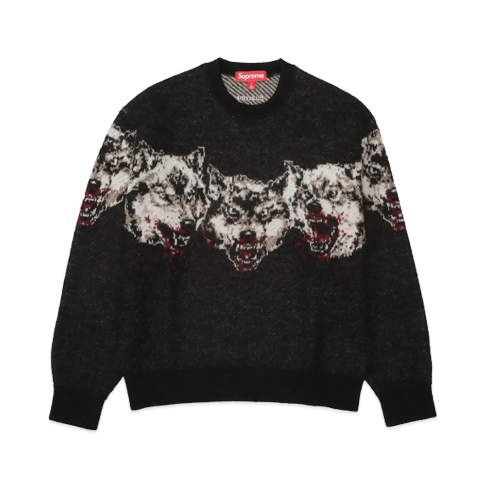 Supreme Wolves Sweater "Black"