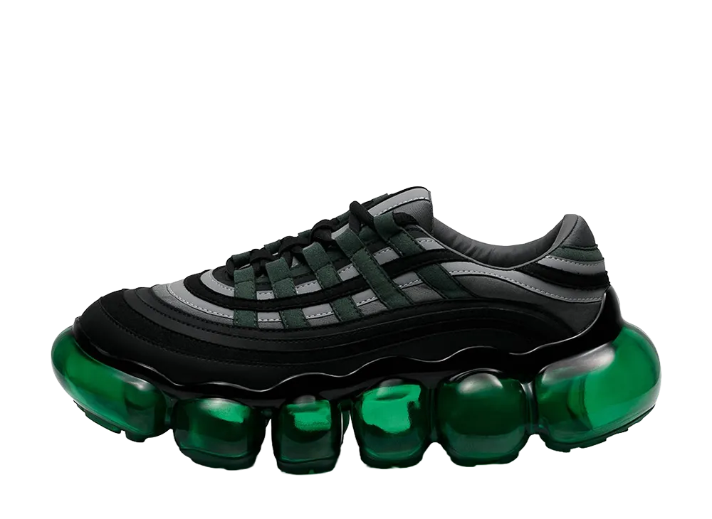 grounds JEWELRY WAFER "Gray Green Mix/Emerald"