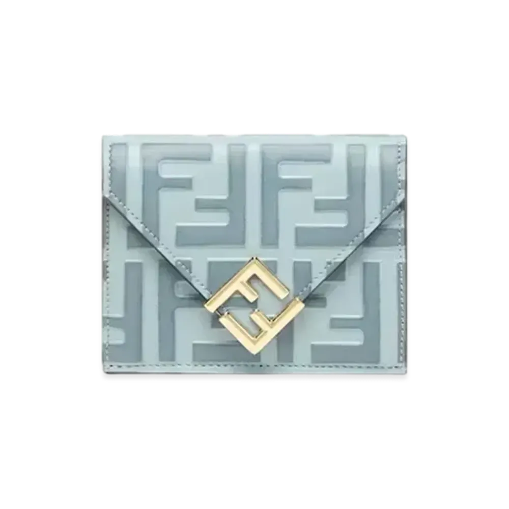 FENDI FF Diamonds Wallet "Light Blue/Blue"