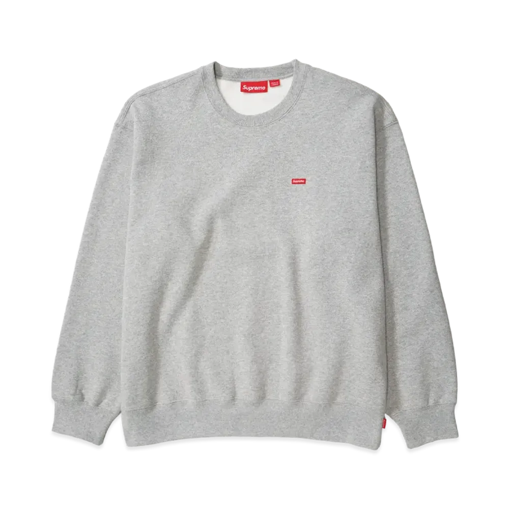 Supreme Small Box Crewneck (25FW) "Heather Grey"
