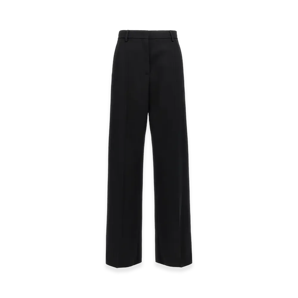 Valentino Women's 'solid Grisaille' Pants "Black"