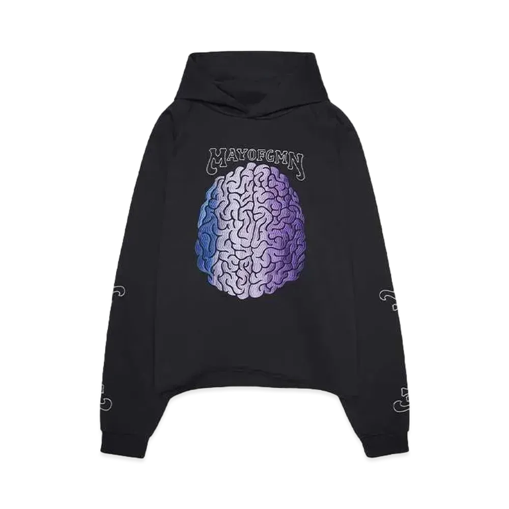 MAYO BRAINWASHING EMBROIDERY HOODIE "BLACK"
