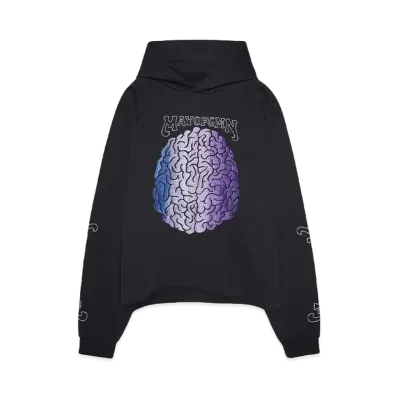 MAYO BRAINWASHING EMBROIDERY HOODIE "BLACK"