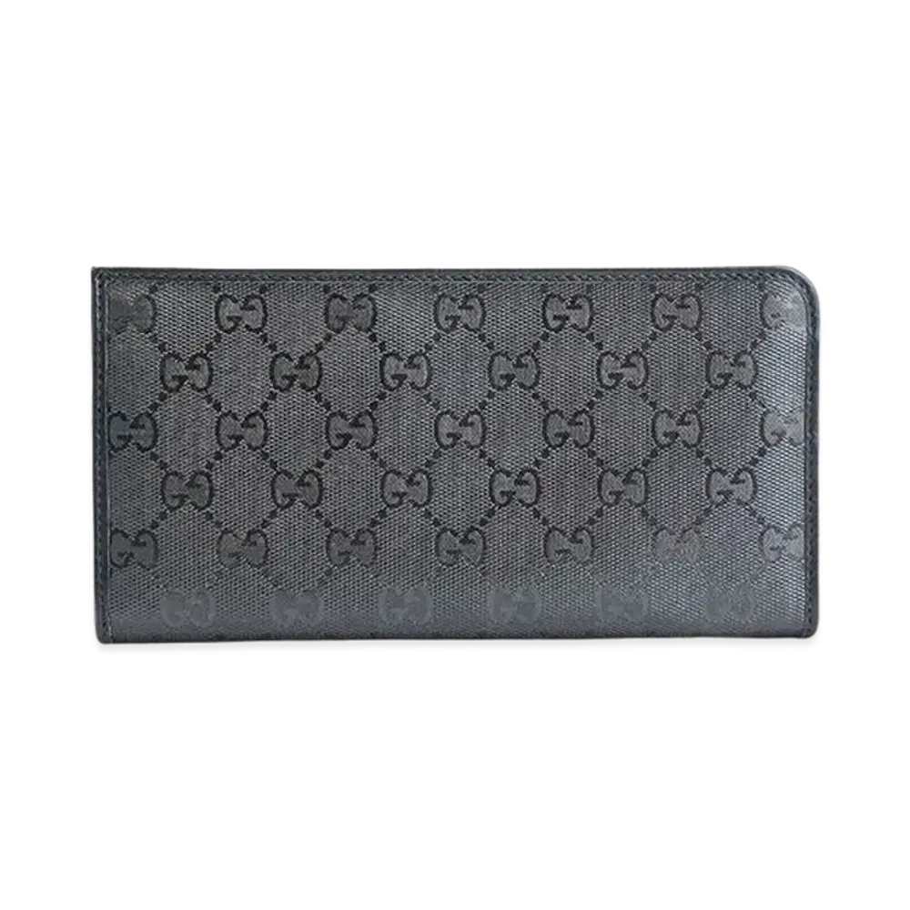 GUCCI GG Implement Long Wallet "Gray"