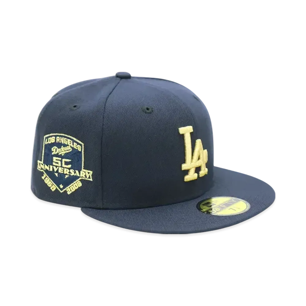 NEW ERA x THE CAP 'Champagne Bell' 59Fifty Los Angeles Dodgers "Navy"