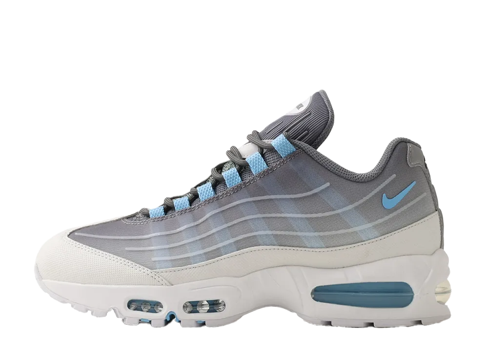 Nike Air Max 95 Big Bubble Tech "Smoke Grey/Football Blue"