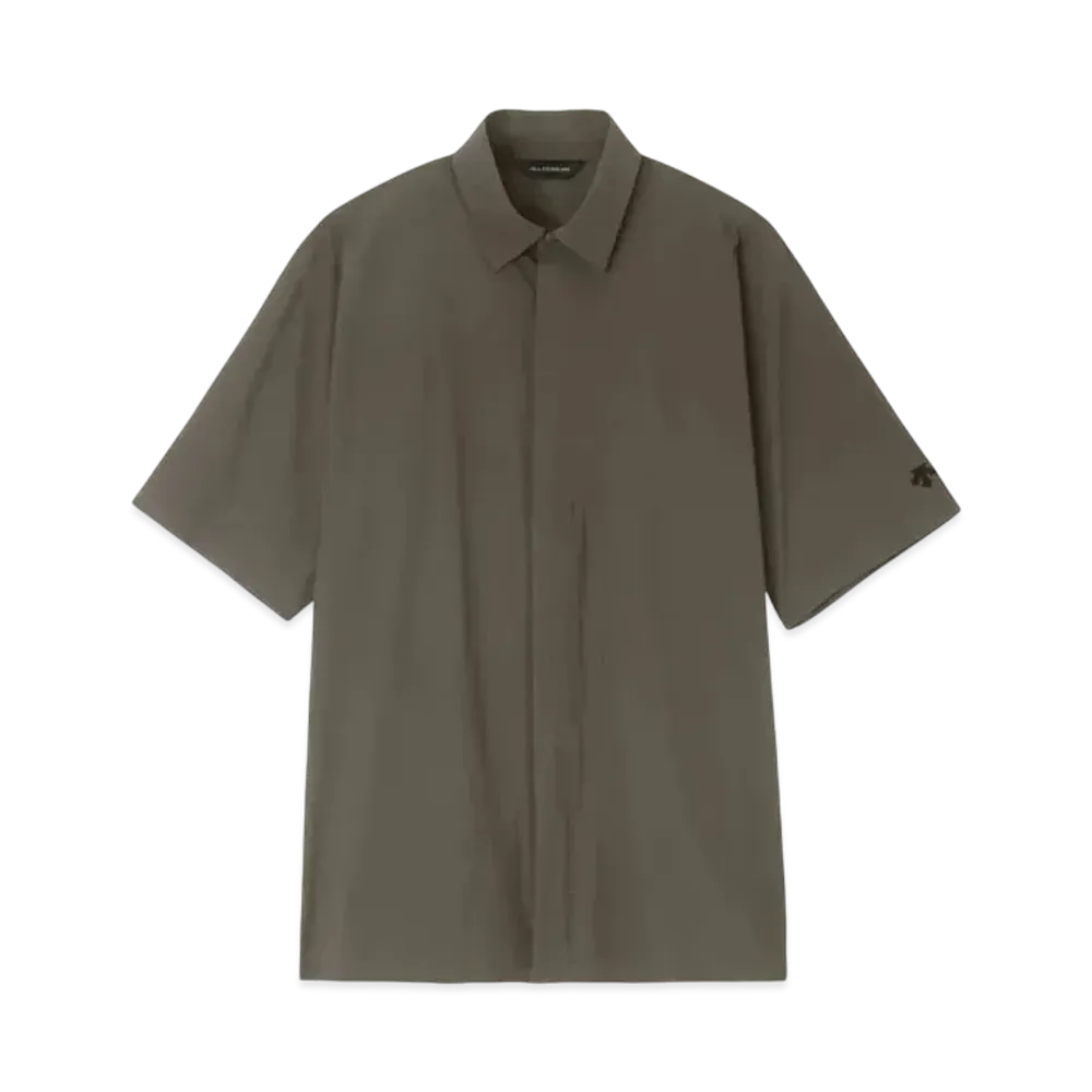 DESCENTE ALLTERRAIN Untrimmed Seamless Half Sleeve Shirt "Asphalt Gray"