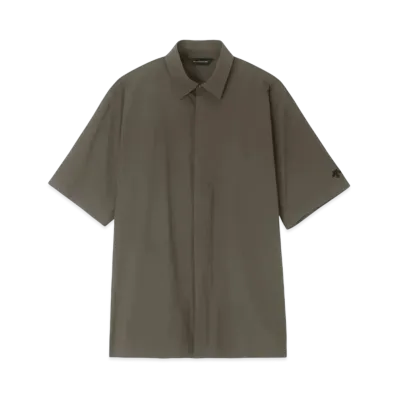 DESCENTE ALLTERRAIN Untrimmed Seamless Half Sleeve Shirt "Asphalt Gray"